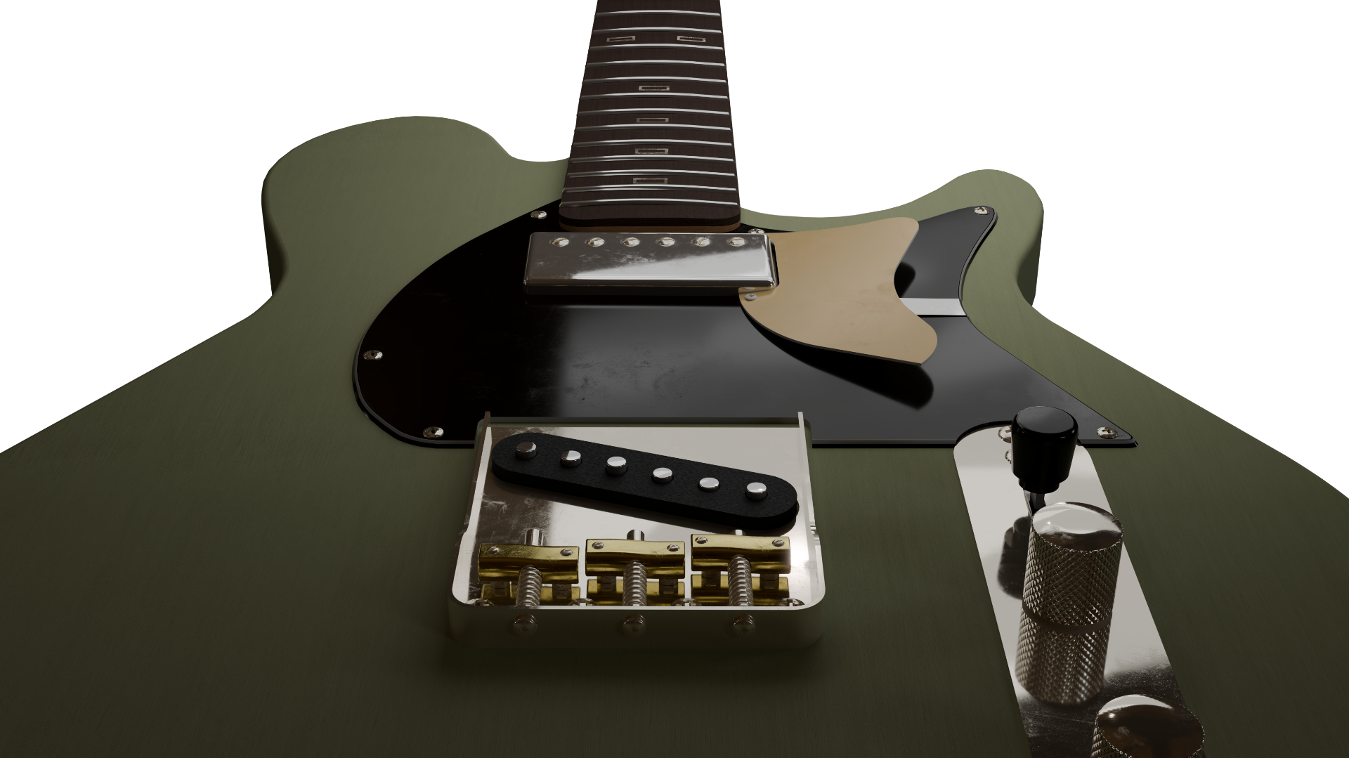 Olive Tele — Control Plate